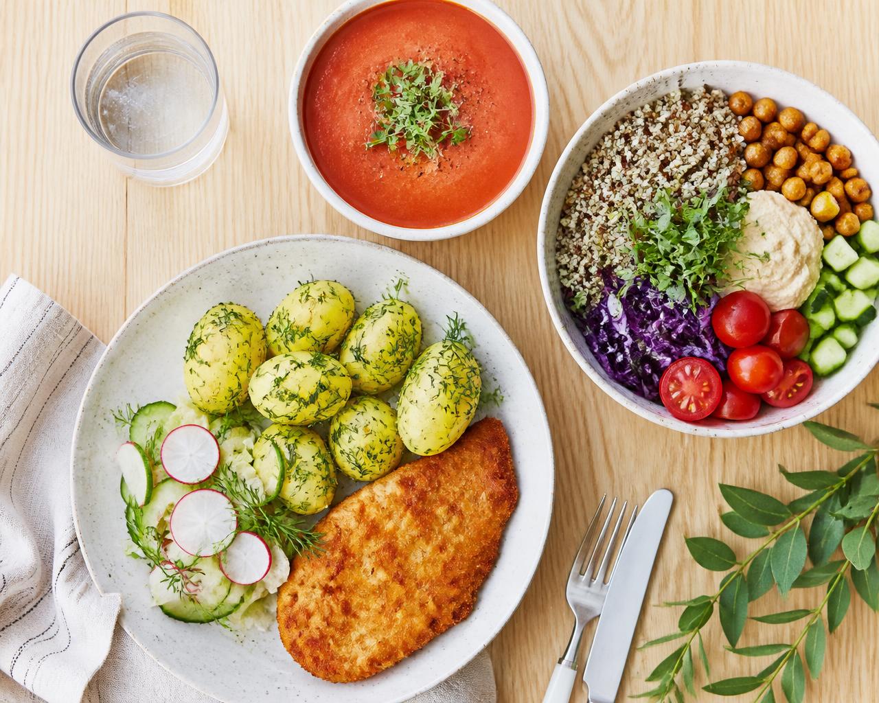 Gotowy posiłek dostępny do zamówienia przez LunchPavilon